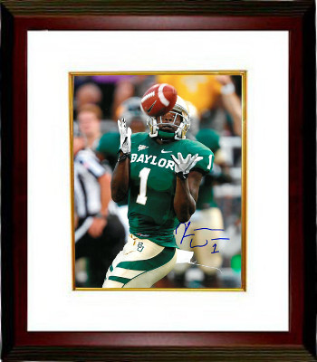 CTBL-MW17107 Kendall Wright Signed Baylor Bears 8 x 10 Photo Custom Framed - No.1 Green Jersey Catch -  Athlon, CTBL_MW17107