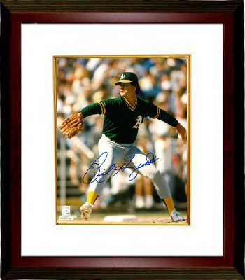 CTBL-MW17181 Rick Honeycutt Signed Oakland Athletics Photo Custom Framed - Jersey Pitching - Green - 8 x 10 -  Athlon, CTBL_MW17181