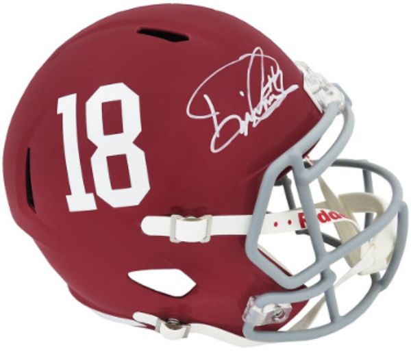 CTBL-035799 Derrick Henry Signed Alabama Crimson Tide Riddell No.18 FS Speed Rep Helmet with No.2-Beckett Witnessed Heisman