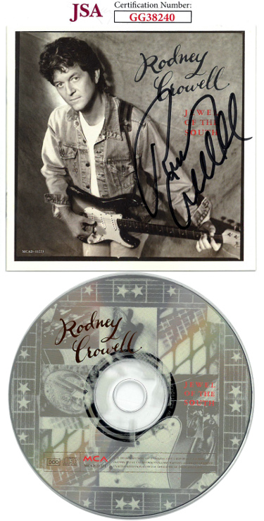 CTBL-026587 Rodney Crowell Signed 1995 Jewel of the South Album Cover Booklet with CD & Case - JSA No.GG38240