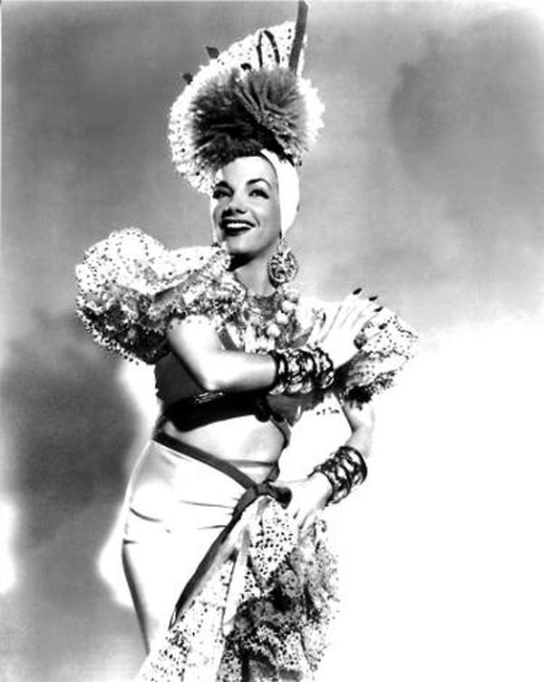 CTBL-036271 8 x 10 in. Carmen Miranda Vintage B&W Photo - The Brazilian Bombshell -  RDB Holdings & Consulting, CTBL_036271