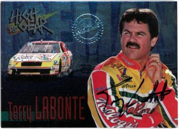 CTBL-036186 Terry Labonte Signed 1995 High Gear Wheels Authentic NASCAR On Card Auto - No.TLS1- 104-1500 -  RDB Holdings & Consulting, CTBL_036186