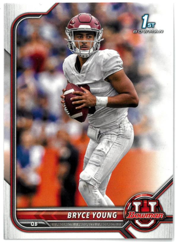 CTBL-036230 Bryce Young 2022 Bowman U Rookie Card - No.4