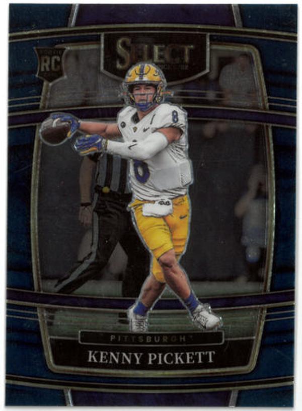 CTBL-036237 Kenny Pickett 2022 Panini Select Draft Picks Concourse Blue Rookie Card - No.23 - Pittsburgh-Steelers