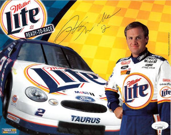 CTBL-031835 8 x 10 in. Rusty Wallace Signed NASCAR Miller Lite Photo - No.2 - JSA No.LL60269 -  RDB Holdings & Consulting, CTBL_031835