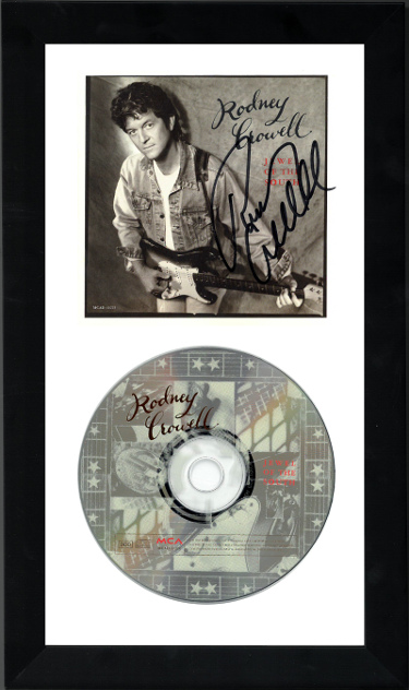 CTBL-f26587 6.5 x 12 in. Rodney Crowell Signed 1995 Jewel of the South Album Cover Booklet with CD Custom Framing - JSA No.GG38240