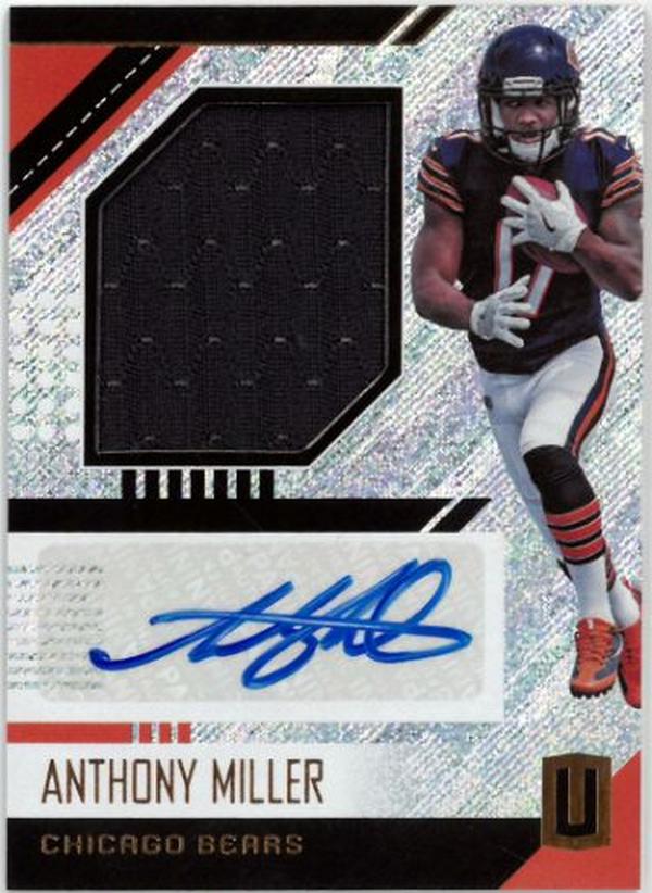 CTBL-036357 Anthony Miller Signed 2018 Panini Unparalleled RPA Rookie Auto Patch Card RC - No.RJA