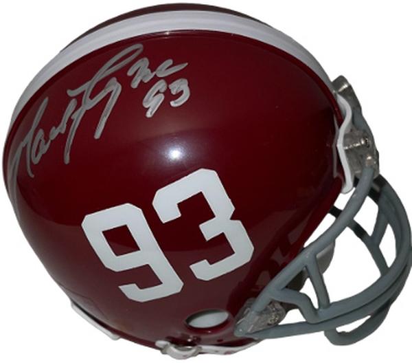 CTBL-036370 Marty Lyons Signed Alabama Crimson Tide Riddell No.93 Mini Helmet - COA