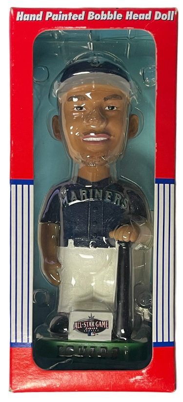 CTBL-036288 Ichiro Suzuki 2001 Bobble Dobbles Seattle Mariners Hand Painted Bobblehead