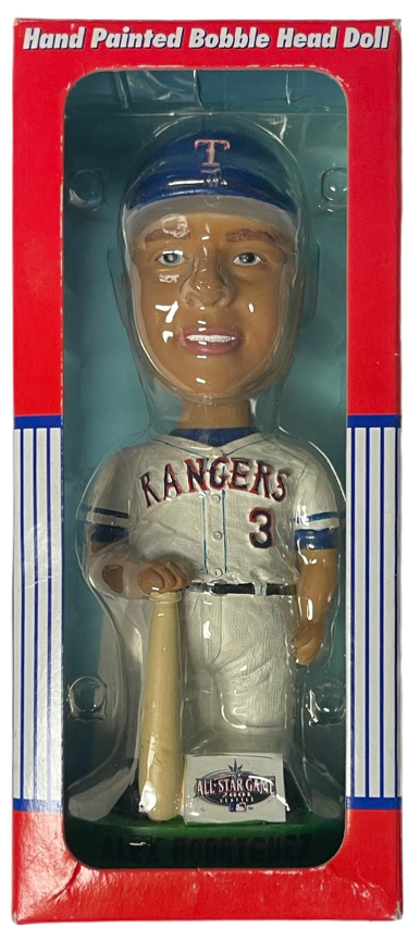 CTBL-036289 Alex Rodriguez 2001 Bobble Dobbles Hand Painted Bobblehead All Star Game