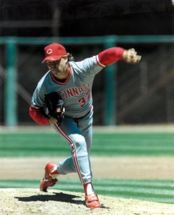 CTBL-036307 8 x 10 in. Tom Browning Cincinnati Reds MLB Photo