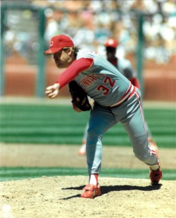 CTBL-036308 8 x 10 in. Tom Browning Cincinnati Reds MLB Photo