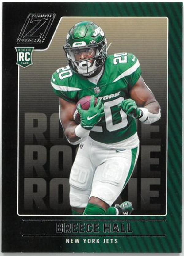 CTBL-036693 Breece Hall New York Jets 2022 Panini Zenith Football Rookie Card RC No.114