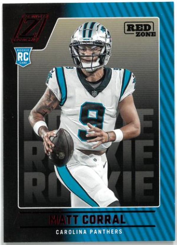 2022 Panini Chronicles Draft Picks Matt Corral Carolina Panthers