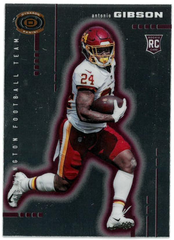 CTBL-036559 Antonio Gibson Washington Commanders 2020 Panini Chronicles Dynagon Rookie Card RC No.D-18