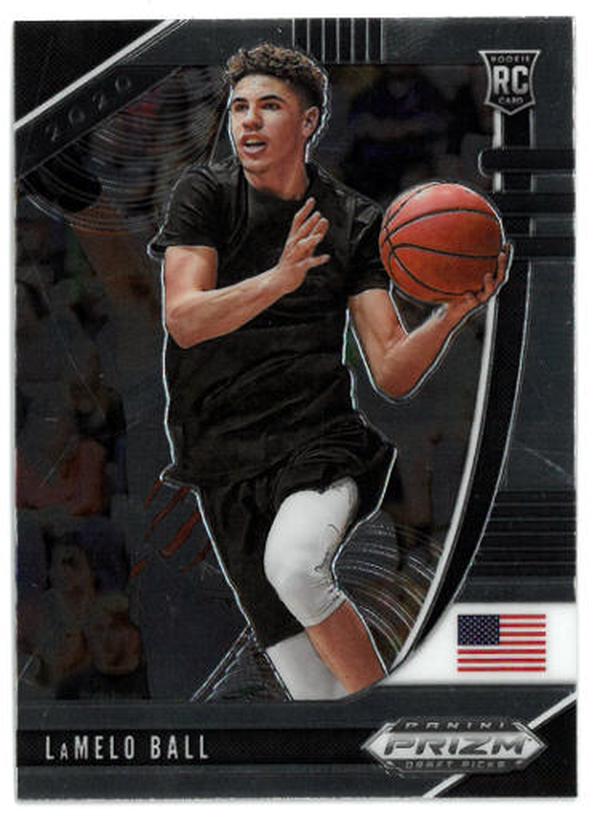 CTBL-036648 LaMelo Ball Charlotte Hornets 2020-2021 Panini Draft Picks Silver Prizm Rookie Card RC No.3