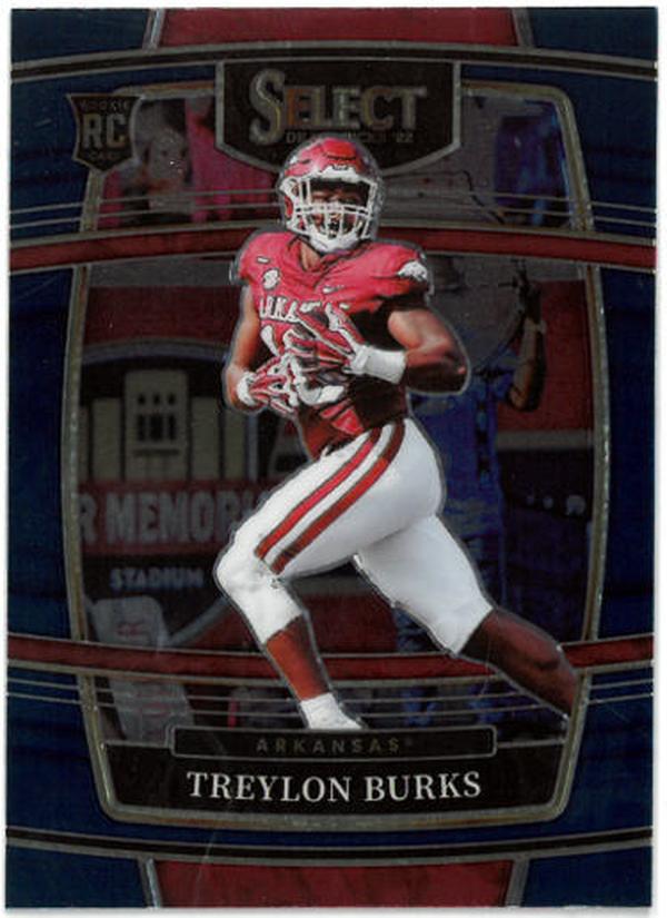 CTBLa036698 Treylon Burks Arkansas-Titans 2022 Panini Draft Picks Concourse Rookie Card RC No.6