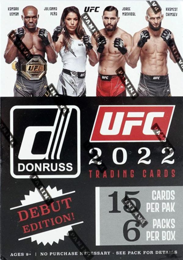 CTBL-036792 2022 Panini Donruss UFC Blaster Box - 15 Cards per Pack - Pack of 6 -  RDB Holdings & Consulting, CTBL_036792