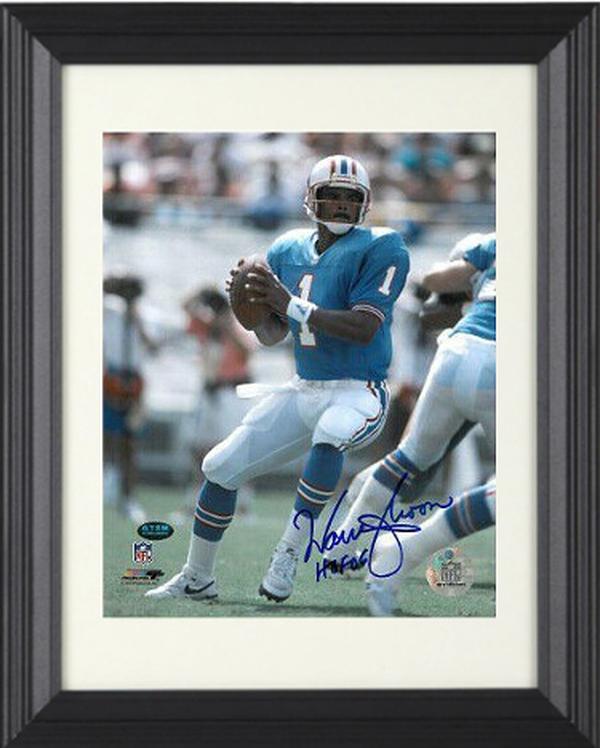 BUM PHILLIPS & KEN STABLER 8X10 PHOTO HOUSTON OILERS FOOTBALL PICTURE NFL