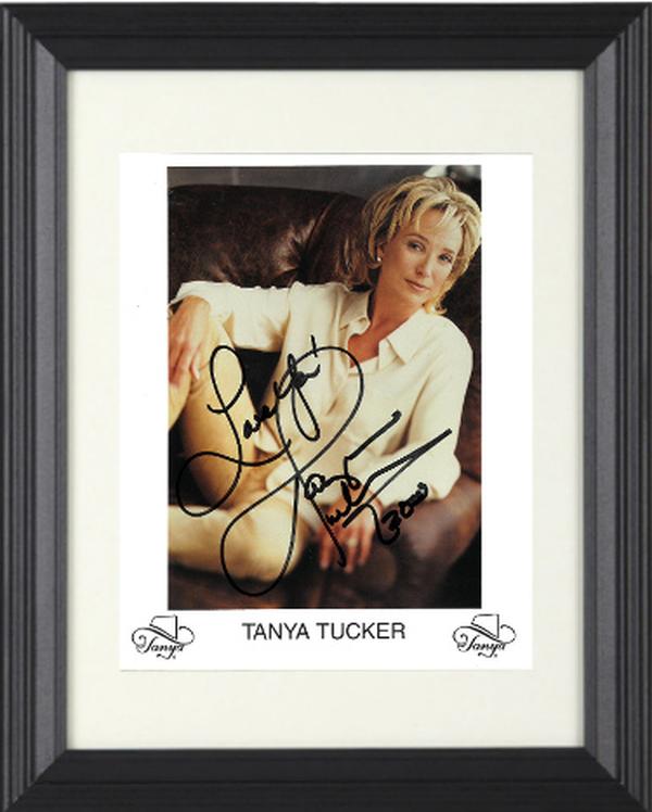 CTBL-F36825 Tanya Tucker Signed 8 x 10 in. Photo Custom Framing with Love Ya 2000 - COA -  RDB Holdings & Consulting, CTBL_F36825