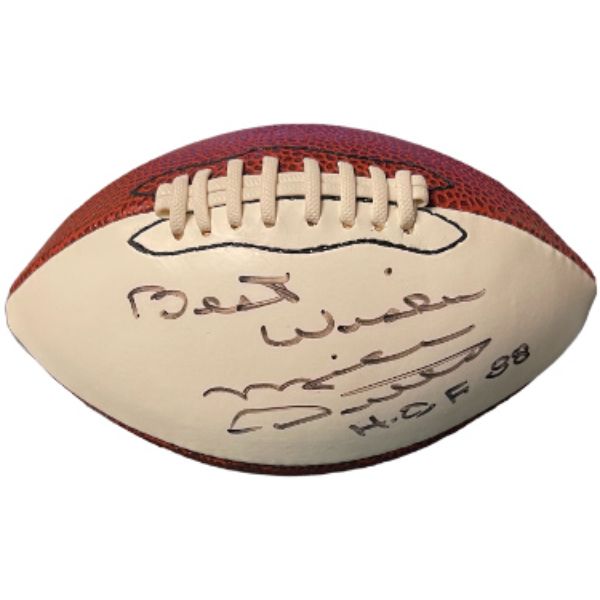 Picture of RDB Holdings CTBL-037094 Mike Ditka Signed Baden Hof 88 Best Wishes Chicago Bears Mini Football
