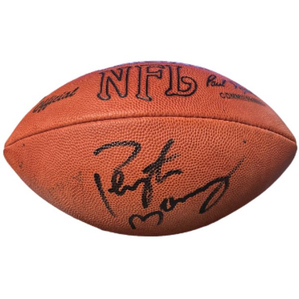 Picture of RDB Holdings CTBL-037122 Peyton Manning Signed Official Wilson Leather Game Football