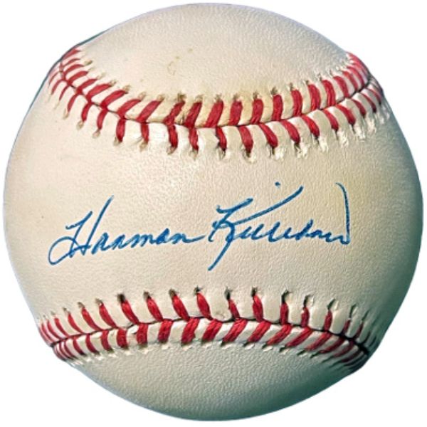 Autographed Harmon Killebrew Baseball Photograph