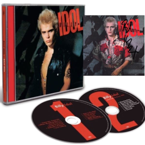 CTBL-036901 Billy Idol Signed 2023 CD 40th Anniversary 2CD Set - Art Insert Auto, Booklet & Case -  RDB Holdings, CTBL_036901