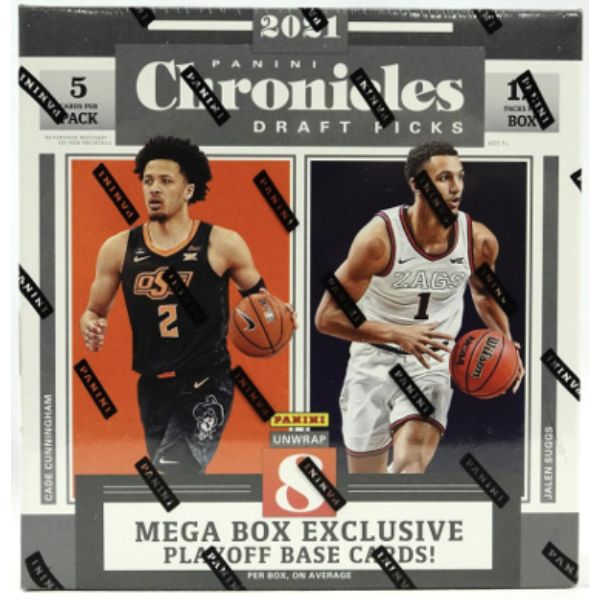 CTBL-036905 2021-2022 Panini Chronicles NBA Draft Picks Basketball Mega Card Box - Pack of 12 - 5 Card per Pack -  RDB Holdings, CTBL_036905