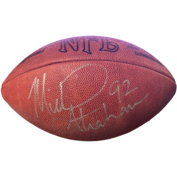 Picture of RDB Holdings CTBL-036965 Michael Strahan Signed Official NFL Tagliabue Football