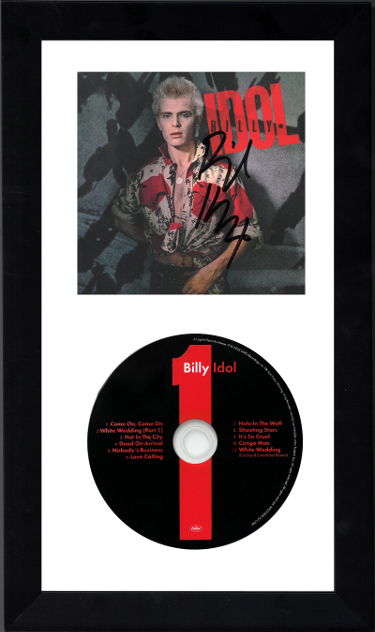 CTBL-F36902 Billy Idol Signed 2023 CD 40th Anniversary 2CD Set - Art Insert Auto & Booklet 6.5 x 12 in. Custom Framing -  RDB Holdings, CTBL_F36902