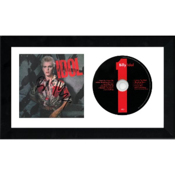 CTBL-F36903 Billy Idol Signed 2023 CD 40th Anniversary 2CD Set - Art Insert Auto & Booklet 6.5 x 12 in. Custom Framing -  RDB Holdings, CTBL_F36903