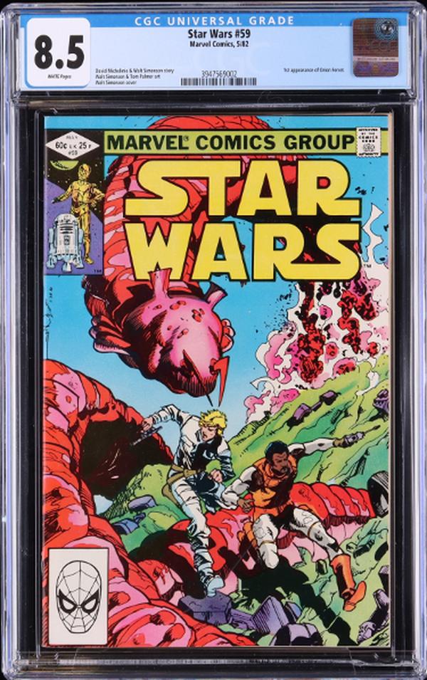 Picture of Athlon CTBL-037441 1982 Star Wars Issue No.59 Marvel Comic Book - CGC 8.5 White Pages-Ferrett
