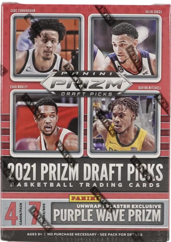 Picture of Athlon CTBL-037322 NBA 2021-2022 Panini Prizm Draft Picks Basketball Blaster with 4CPP-Factory Sealed & Purple Wave Prizm - Pack of 7