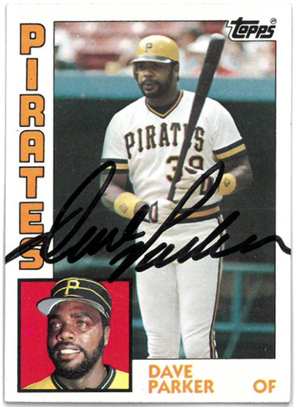 Picture of Athlon CTBL-037349 No.775 MLB Dave Parker Signed 1984 Topps On Auto Card - COA Pittsburgh Pirates