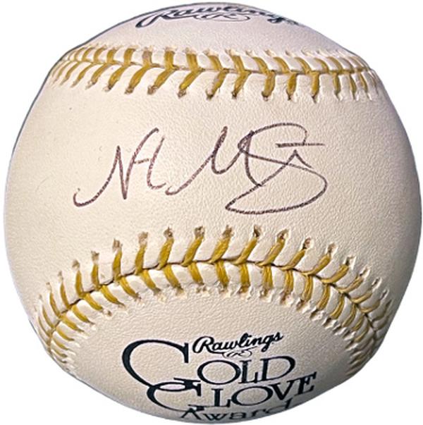 Picture of Athlon CTBL-037178 Nate McLouth Signed Rawlings Gold Glove Award Logo Major League Baseball - No.LH263208 Pirates-2008 GG