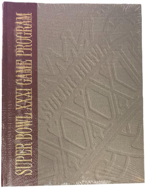 CTBL-037189 NFL Super Bowl 31 XXXI Official Game Program Premium Hardcover Factory Sealed - Packers & Patriots