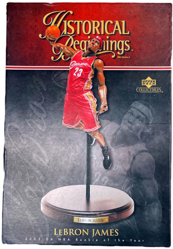 Picture of Athlon CTBL-037225 NBA Lebron James 2003-2004 Rookie of the Year Historical Beginnings Upper Deck Basketball Statue Figurine - Mint