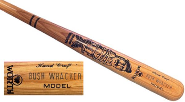 Picture of Athlon CTBL-037226 MLB Saddam Hussein Tennessee Thumpers Worth Bush Whacker Hand Crafted Baseball Bat - Gulf War