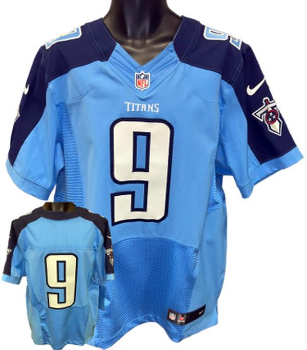 Picture of Athlon CTBL-037238 No.9 NFL Tennessee Titans Nike Authentic TB Jersey - Size 44