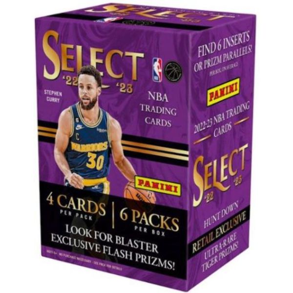 CTBL-037549 2022-2023 Panini Select Basketball NBA Blaster Box - Pack of 6 - 4 Card per Pack -  RDB Holdings & Consulting, CTBL_037549
