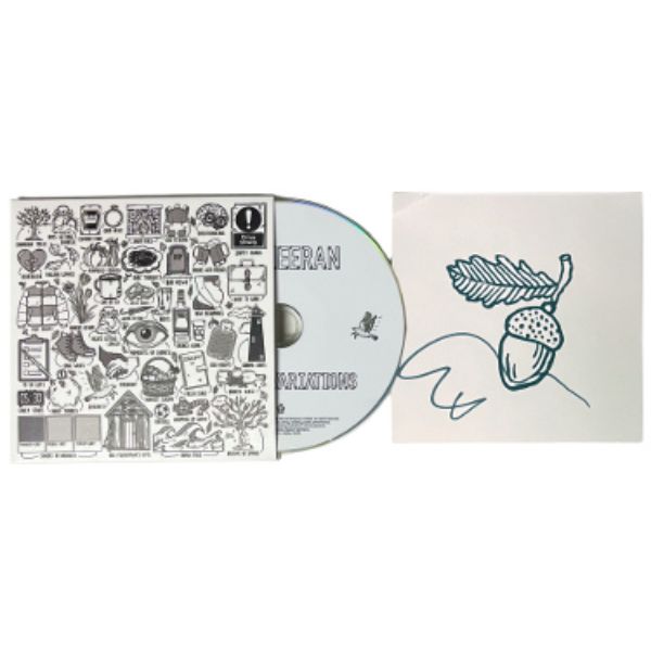 CTBL-037491 Ed Sheeran Signed 2023 Autumn Variations Art Card, Booklet & CD Corner Bend