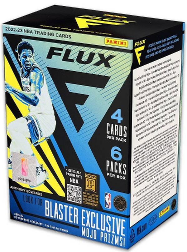 CTBL-037611 2022-2023 Panini Flux NBA Basketball Blaster Box with 4CPP-Factory Sealed - Exclusive Mojo Prizms - Pack of 6 - 4 Card per Pack -  Athlon, CTBL_037611