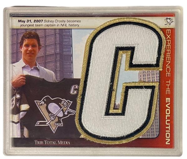 Picture of Athlon CTBL-037733 6 x 5 in. Sidney Crosby NFL Authentic Penguin Captains Patch - May 31&#44; 2007 Encased