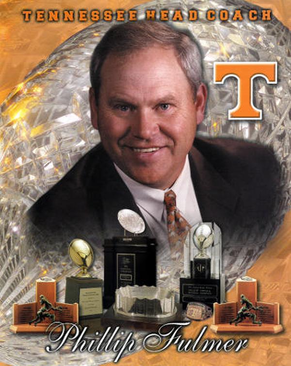 Picture of Athlon CTBL-037736 8 x 10 in. Phillip Fulmer Tennessee Volunteers Photo - 1998 National Champs & Head Coach