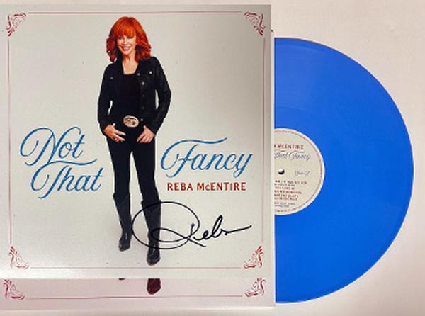Picture of Athlon CTBL-037774a 12 x 12 in. Reba McEntire Signed 2023 Not That Fancy Art Card Album Cover with LP Vinyl Record Imperfect - COA