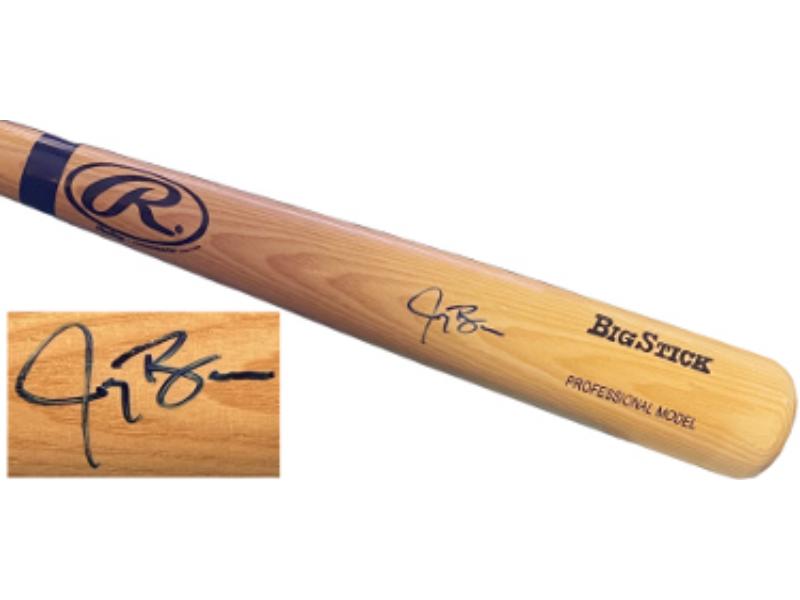 Picture of RDB Holdings & Consulting CTBL-038321 Jay Bruce Signed Rawlings Blonde Big Stick Baseball Bat - Cincinnati Reds & Phillies