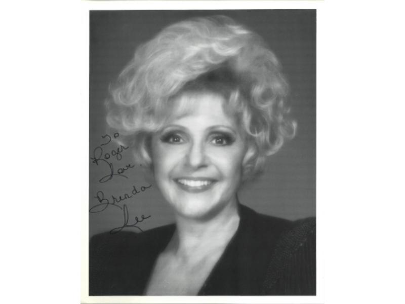CTBL-038567 Brenda Lee Signed B&W 8 x 10 in. Photo - to Roger Love