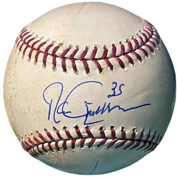 CTBL-039269 Ron Gardenhire Signed Official Rawlings Major League Baseball No.35 - COA - Mets, Twins & 1991 WS Champs