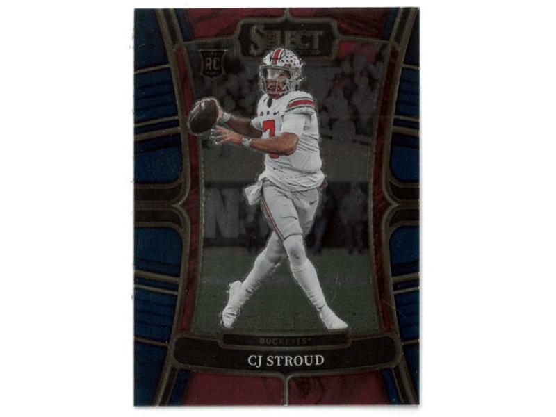 CTBL-038816 C.J. Stroud 2023 Panini Select Draft Picks Rookie Card No.2 - Ohio State & Texans